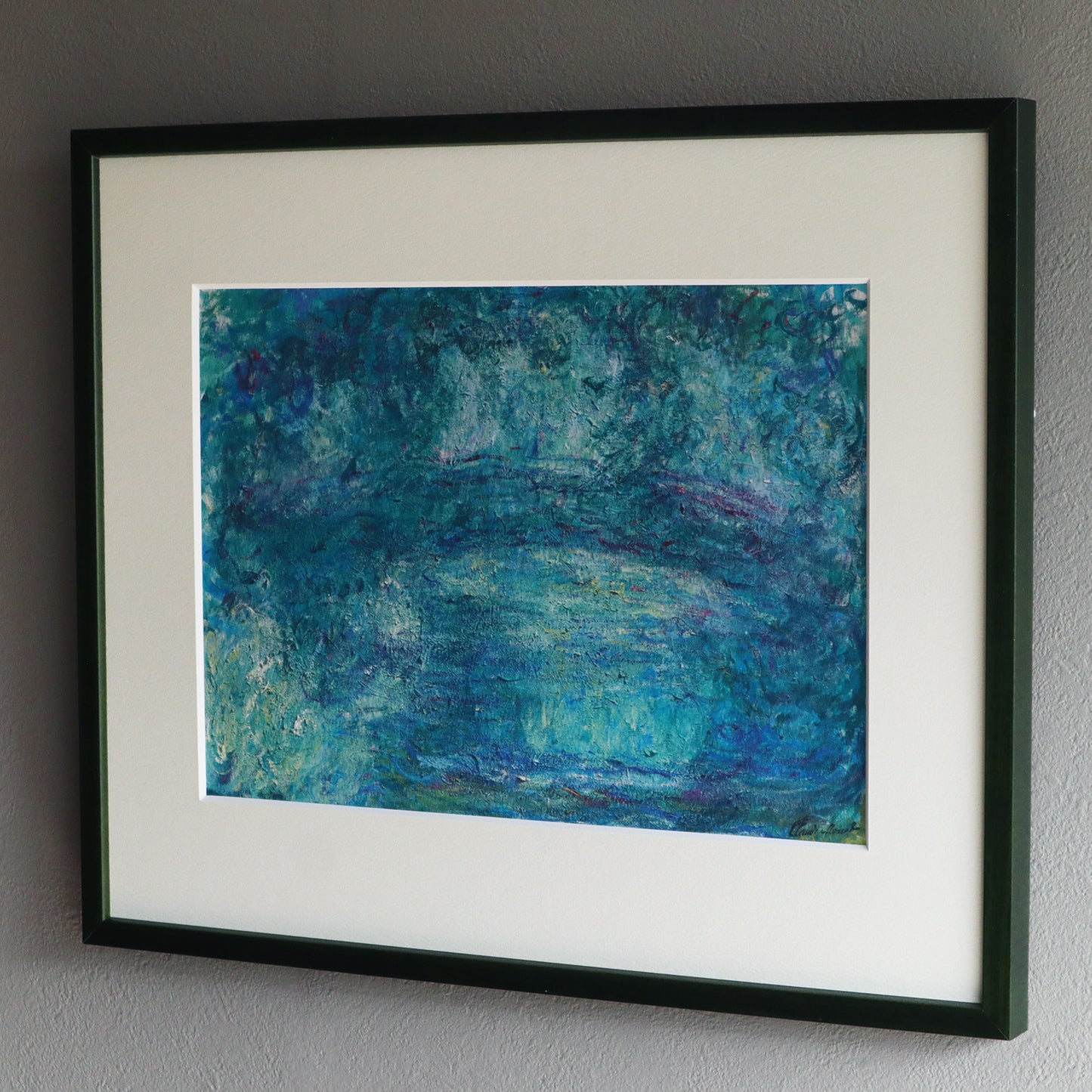 クロード・モネ 「日本の橋 (1918-1924)」アートポスター（フレーム付き） / Claude Monet“Le pont japonais (1918-1924)”名画・絵画［額入り］3