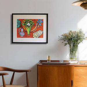 アンリ・マティス 「マグノリアのある静物」アートポスター（フレーム付き） /  Henri Matisse “Nature morte au magnolia 1941” 絵画・名画［額入り］0