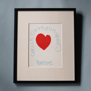 アンリ・マティス 「『芸術・文学雑誌ヴェルヴ』23号（1949年）、表紙」アートポスター（フレーム付き） 世界の名画・絵画［額入り］1