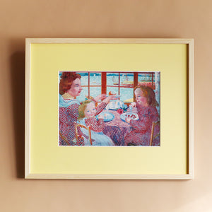 モーリス・ドニ 「朝食」アートポスター（フレーム付き）_絵画・名画［額入り］1