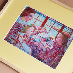 モーリス・ドニ 「朝食」アートポスター（フレーム付き）_絵画・名画［額入り］2