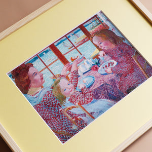 モーリス・ドニ 「朝食」アートポスター（フレーム付き）_絵画・名画［額入り］3