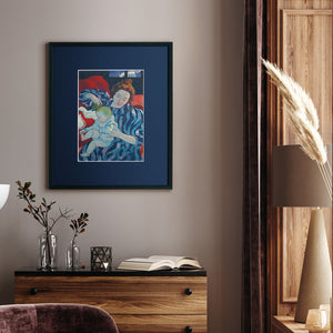 モーリス・ドニ 「子どもの身づくろい」アートポスター（フレーム付き）絵画・名画［額入り］絵画・名画［額入り］0