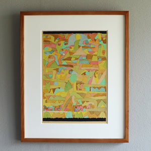 パウル・クレー「上下を黒枠で囲んだミニチュア」アートポスター（フレーム付き） / Paul Klee “Miniatüre Oben u Unten Schwarz Gefasst” 絵画・名画［額入り］1