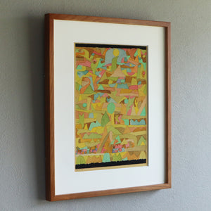 パウル・クレー「上下を黒枠で囲んだミニチュア」アートポスター（フレーム付き） / Paul Klee “Miniatüre Oben u Unten Schwarz Gefasst” 絵画・名画［額入り］2