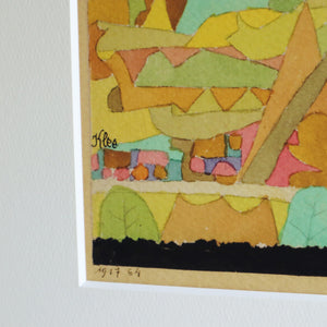 パウル・クレー「上下を黒枠で囲んだミニチュア」アートポスター（フレーム付き） / Paul Klee “Miniatüre Oben u Unten Schwarz Gefasst” 絵画・名画［額入り］5