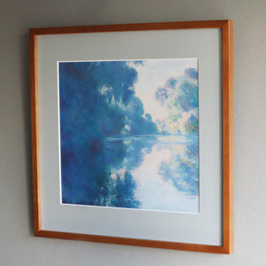 クロード・モネ 「セーヌ川の朝」アートポスター（フレーム付き） / Claude Monet“Morning on the Seine”名画・絵画［額入り］3