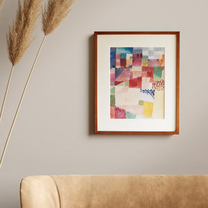 パウル・クレー「ハマメットのモチーフ」アートポスター（フレーム付き） / Paul Klee “Motif from Hammamet” 絵画・名画［額入り］0