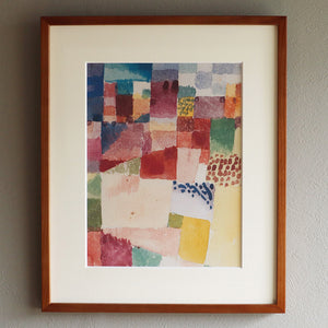 パウル・クレー「ハマメットのモチーフ」アートポスター（フレーム付き） / Paul Klee “Motif from Hammamet” 絵画・名画［額入り］1