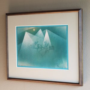パウル・クレー「冬の山」アートポスター（フレーム付き） / Paul Klee “Mountains in Winte”絵画・名画［額入り］3