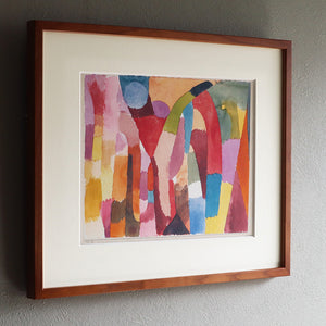 パウル・クレー「吹き抜け部屋の動き」アートポスター（フレーム付き） / Paul Klee “Movement of Vaulted Chambers (1915)” 絵画・名画［額入り］2