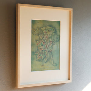 パウル・クレー「憑かれた道化師」アートポスター（フレーム付き） / Paul Klee “Narr in Trance” 絵画・名画［額入り］2
