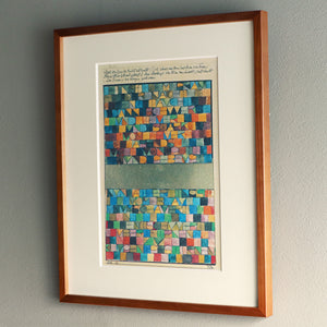 パウル・クレー「かつて夜の灰色から浮かび出て」アートポスター（フレーム付き） / Paul Klee “Once emerged from the gray of night...” 絵画・名画［額入り］3