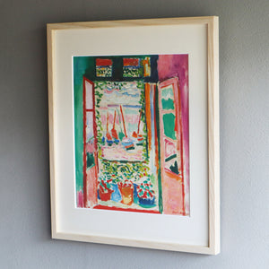 アンリ・マティス 「コリウールの開かれた窓」アートポスター（フレーム付き） /  Henri Matisse “The Open Window, Collioure (1905)” 絵画・名画［額入り］3