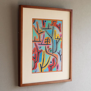 パウル・クレー「ルゥ（ツェルン）の近くの公園」アートポスター（フレーム付き） / Paul Klee “Park near Lu.” 絵画・名画［額入り］2