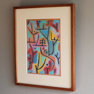 パウル・クレー「ルゥ（ツェルン）の近くの公園」アートポスター（フレーム付き） / Paul Klee “Park near Lu.” 絵画・名画［額入り］3