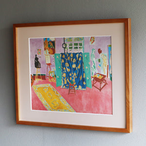 アンリ・マティス 「薔薇色のアトリエ」アートポスター（フレーム付き） /  Henri Matisse “The Pink Studio” 絵画・名画［額入り］3