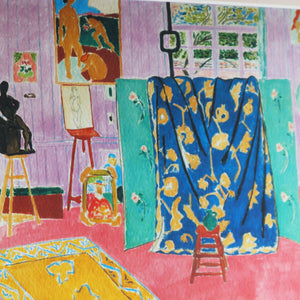 アンリ・マティス 「薔薇色のアトリエ」アートポスター（フレーム付き） /  Henri Matisse “The Pink Studio” 絵画・名画［額入り］4