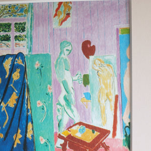 アンリ・マティス 「薔薇色のアトリエ」アートポスター（フレーム付き） /  Henri Matisse “The Pink Studio” 絵画・名画［額入り］5