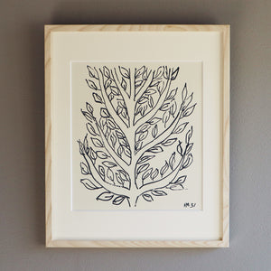 アンリ・マティス 「プラタナス 1951」アートポスター（フレーム付き） / Henri Matisse “The Plane Tree, 1951” 絵画・名画［額入り］1