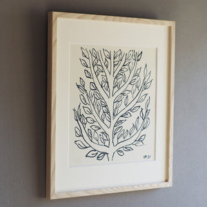 アンリ・マティス 「プラタナス 1951」アートポスター（フレーム付き） / Henri Matisse “The Plane Tree, 1951” 絵画・名画［額入り］2