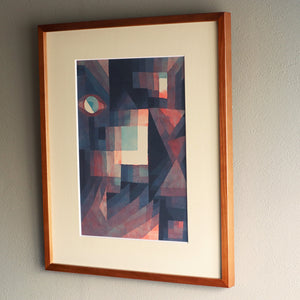 パウル・クレー「抽象。赤と緑のグラデーション 」アートポスター（フレーム付き） / Paul Klee “Abstract. Red and Green Gradation” 絵画・名画［額入り］4