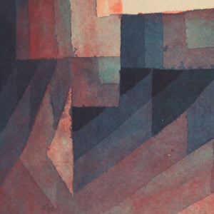 パウル・クレー「抽象。赤と緑のグラデーション 」アートポスター（フレーム付き） / Paul Klee “Abstract. Red and Green Gradation” 絵画・名画［額入り］5