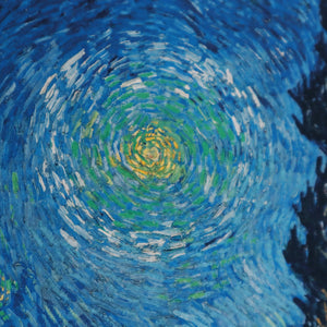 フィンセント・ファン・ゴッホ 「糸杉と星の見える道（夜のプロヴァンスの田舎道）」アートポスター（フレーム付き）4