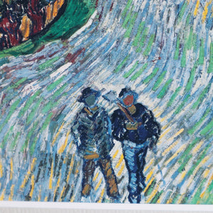 フィンセント・ファン・ゴッホ 「糸杉と星の見える道（夜のプロヴァンスの田舎道）」アートポスター（フレーム付き）6