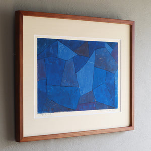 パウル・クレー「夜の岩」アートポスター（フレーム付き） / Paul Klee “Rocks at Night” 絵画・名画［額入り］2