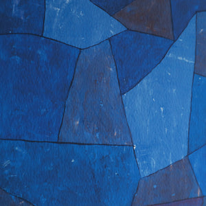 パウル・クレー「夜の岩」アートポスター（フレーム付き） / Paul Klee “Rocks at Night” 絵画・名画［額入り］4