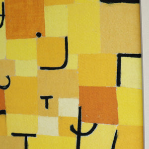 パウル・クレー「黄色の評示」アートポスター（フレーム付き） / Paul Klee “Signs In Yellow (1937)” 絵画・名画［額入り］5