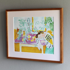 アンリ・マティス 「眠る女と静物」アートポスター（フレーム付き） /  Henri Matisse “Still Life with a Sleeping Woman” 絵画・名画［額入り］3