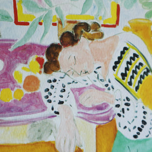 アンリ・マティス 「眠る女と静物」アートポスター（フレーム付き） /  Henri Matisse “Still Life with a Sleeping Woman” 絵画・名画［額入り］4
