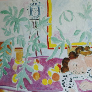 アンリ・マティス 「眠る女と静物」アートポスター（フレーム付き） /  Henri Matisse “Still Life with a Sleeping Woman” 絵画・名画［額入り］7