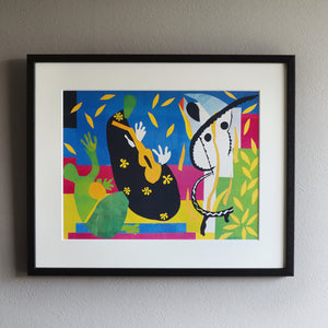 アンリ・マティス 「王の悲しみ」アートポスター（フレーム付き） /  Henri Matisse “The sorrows of the king” 絵画・名画［額入り］1