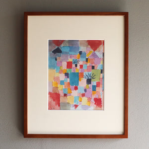 パウル・クレー「サザン・ガーデンズ 」アートポスター（フレーム付き） / Paul Klee “Southern Gardens (1919)” 絵画・名画［額入り］1