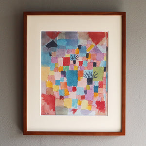 パウル・クレー「サザン・ガーデンズ 」アートポスター（フレーム付き） / Paul Klee “Southern Gardens (1919)” 絵画・名画［額入り］1