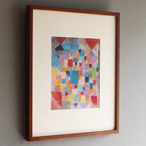 パウル・クレー「サザン・ガーデンズ 」アートポスター（フレーム付き） / Paul Klee “Southern Gardens (1919)” 絵画・名画［額入り］2