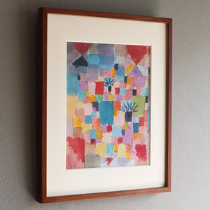 パウル・クレー「サザン・ガーデンズ 」アートポスター（フレーム付き） / Paul Klee “Southern Gardens (1919)” 絵画・名画［額入り］2