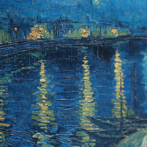 フィンセント・ファン・ゴッホ 「ローヌ川の星月夜」アートポスター（フレーム付き）5