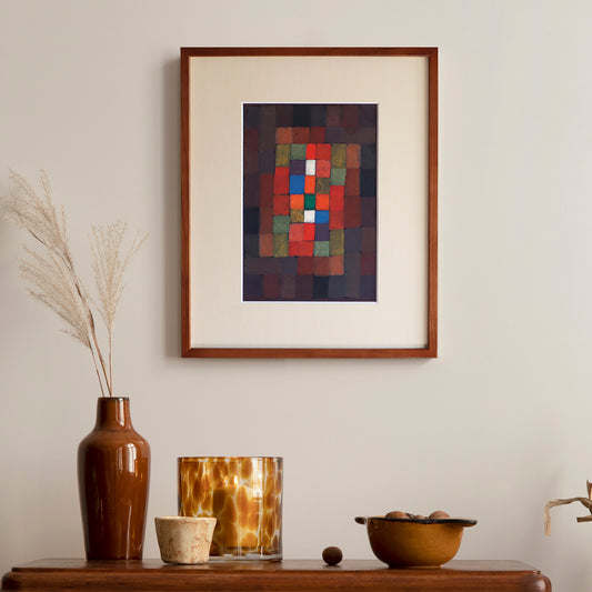 パウル・クレー「静的-動的グラデーション」アートポスター（フレーム付き） / Paul Klee “Static-Dynamic Gradation” 絵画・名画［額入り］0