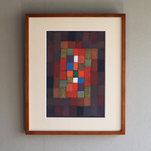 パウル・クレー「静的-動的グラデーション」アートポスター（フレーム付き） / Paul Klee “Static-Dynamic Gradation” 絵画・名画［額入り］1