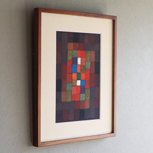 パウル・クレー「静的-動的グラデーション」アートポスター（フレーム付き） / Paul Klee “Static-Dynamic Gradation” 絵画・名画［額入り］2
