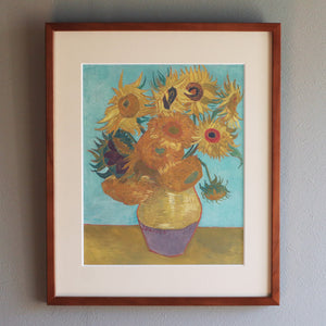 フィンセント・ファン・ゴッホ 「ひまわり フィラデルフィア美術館版（5枚目）」アートポスター（フレーム付き）1