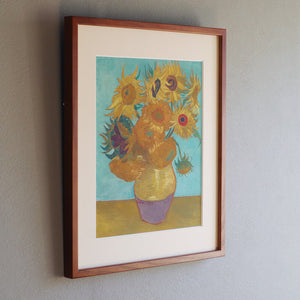 フィンセント・ファン・ゴッホ 「ひまわり フィラデルフィア美術館版（5枚目）」アートポスター（フレーム付き）2