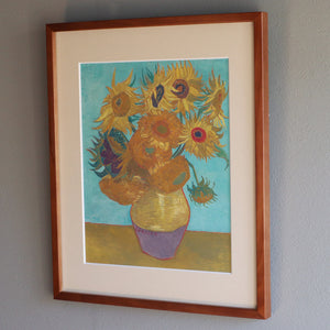 フィンセント・ファン・ゴッホ 「ひまわり フィラデルフィア美術館版（5枚目）」アートポスター（フレーム付き）3