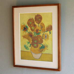 フィンセント・ファン・ゴッホ 「ひまわり アムステルダム版（6枚目）」アートポスター（フレーム付き）3