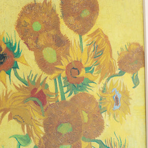 フィンセント・ファン・ゴッホ 「ひまわり アムステルダム版（6枚目）」アートポスター（フレーム付き）4