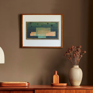 パウル・クレー「神殿の上の大空」アートポスター（フレーム付き） / Paul Klee “The Firmament Above the Temple (1922)” 絵画・名画［額入り］0
